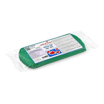 Abbildung von Saracino Fondant Top Grün Zum Eindecken 500 g Made In Italy