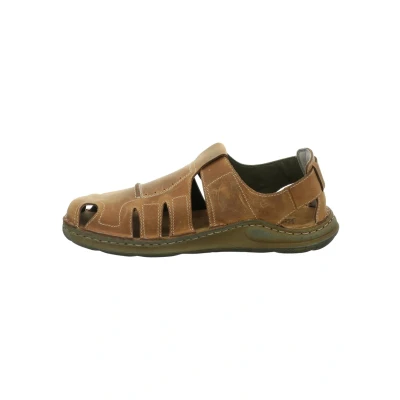 Abbildung von Josef Seibel Maverick Riemensandalette, Herren, Größe: 48, Brown Schuhe