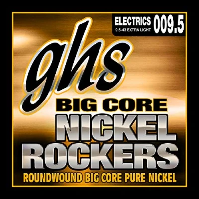 Abbildung von GHS Big Core Nickel Rockers BCXL Electric Guitar String Set, Extra Light, .0095 .043