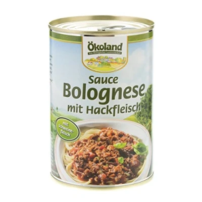 Abbildung von Ökoland Sauce Bolognese mit Hackfleisch (400 g) Bio