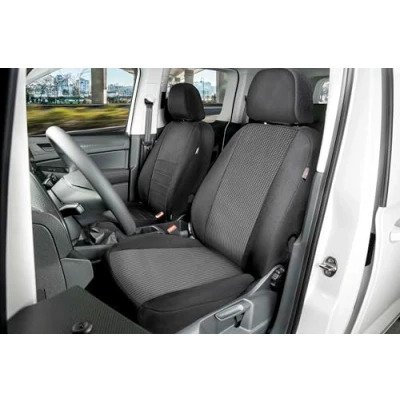 Abbildung von WALSER 10230 Sitzschonbezug schwarz Polyester VOLKSWAGEN: Golf 7 Schrägheck, Polo IV Passat B8 Variant, OPEL: Corsa D Zafira B