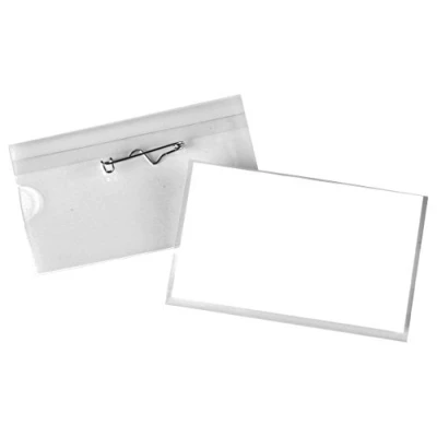 Abbildung von Pavo Premium Besucher Namensschilder, 50 Stück, 55 x 86 mm