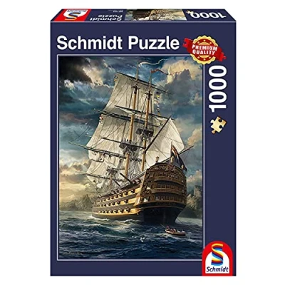 Abbildung von Schmidt Spiele Puzzle 1000 Teile Segel gesetzt! 58153, Puzzleteile