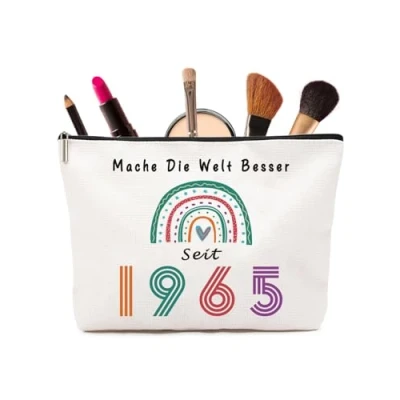 Abbildung von 60 Geburtstag Frau Geschenke Zum Make Up Tasche, 60. Frau, Für Frauen, TER