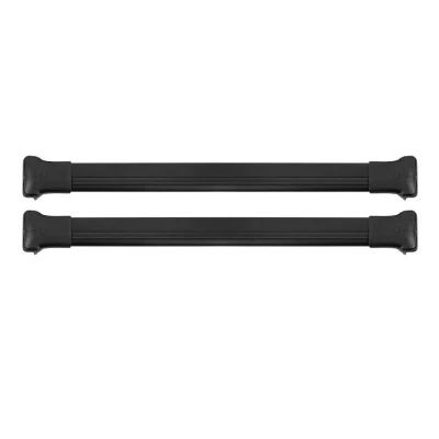 Abbildung von OMAC Relingträger Dachträger Dachgepäckträger Kompatibel mit VW T5 Transporter V 2003 2015 Fahrradträger Dachboxen Dachgepäckablage Dachteile Eloxiertem Aluminium Schwarz TÜV ABE