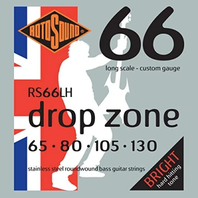 Abbildung von Rotosound Edelstahlsaiten für Bässe Runddraht Custom 65 80 105 130