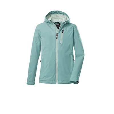 Abbildung von Killtec Mädchen Funktionsjacke/Outdoorjacke mit Kapuze KOS 208 GRLS JCKT; stahlmint, 128, 39105 000