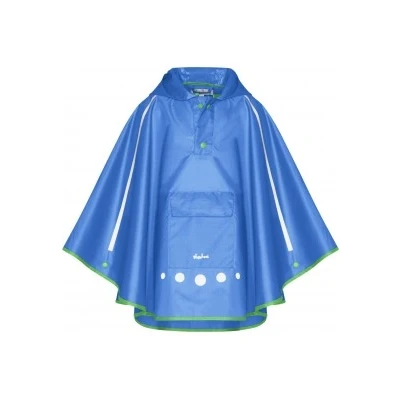 Abbildung von Playshoes Unisex Kinder Regen poncho Faltbar Regenjacke Regenmantel Regenbekleidung, Blau, L EU