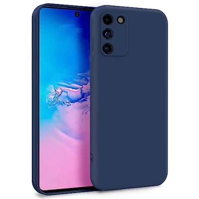 Abbildung von MyGadget Hülle für Samsung Galaxy S10 Lite Zweilagige Handyhülle mit Kameraschutz Cover Innenfutter &amp; Silikon außen Dunkelblau