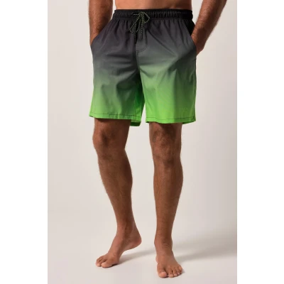 Abbildung von JP1880 Waistband Batik LOOK Badeshorts, Herren, Größe: 6XL, Grass green