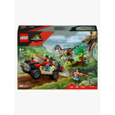 Abbildung von LEGO Jurassic World 76972 Raptor: Verfolgungsjagd mit dem Geländewagen