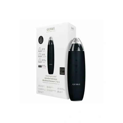 Abbildung von Geske SMARTAPPGUIDED Microdermabrasion Blackhead Remover 7 IN 1 Gesichtspflege Zubehör, Größe: One Size, Black