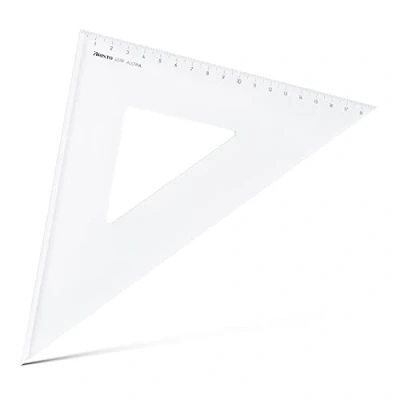 Abbildung von Aristo Dreieck 45 Grad Acryl 269mm transparent