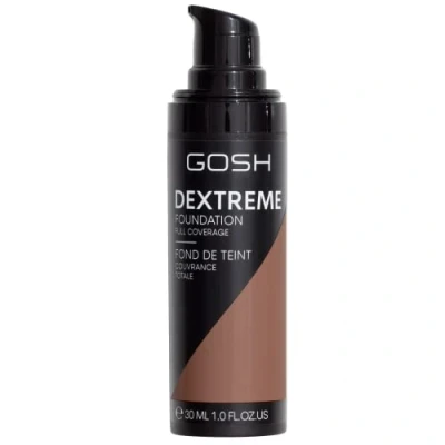 Abbildung von GOSH Dextreme Full Coverage Foundation 30ml I flüssiges, feuchtigkeitsspendendes Make up für makellosen Teint veganes Gesichts Makeup mit hoher Deckkraft Pickel &amp; Augenringe abdecken 008 Golden