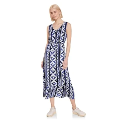 Abbildung von Street One MIT Print Freizeitkleid, Damen, Größe: 40, Blau