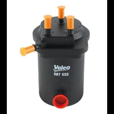 Abbildung von VALEO 587555 Kraftstofffilter Leitungsfilter, mit Anschluss für Wassersensor 8 RENAULT: MEGANE 2 Kombi, SCENIC 2,