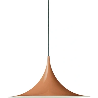 Abbildung von GUBI Hängeleuchte Semi, Ø 47 cm, kürbis rostbraun glänzend