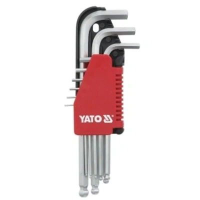 Abbildung von YATO YT 0506 Winkelschraubendrehersatz Chrom Vanadium Stahl 9
