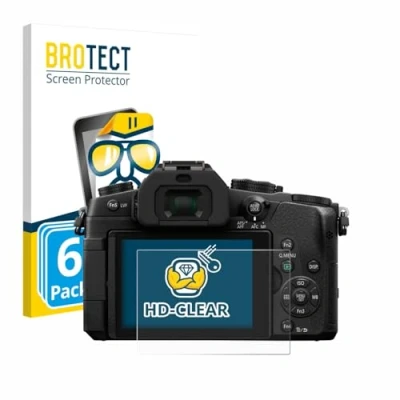 Abbildung von BROTECT (6 Stück Schutzfolie für Panasonic Lumix DMC G81 Displayschutz Folie Ultra Klar