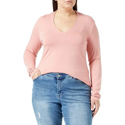 Abbildung von comma Langarmshirt, Damen, Größe: 40, Pink