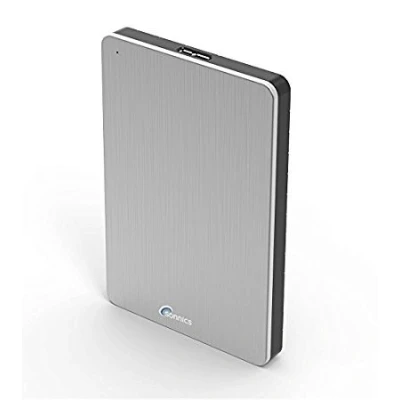 Abbildung von Sonnics 1TB Silber Externe tragbare Festplatte USB 3.0 super schnelle Übertragungsgeschwindigkeit für den Einsatz mit Windows PC, Apple Mac, XBOX ONE und PS4 Fat32