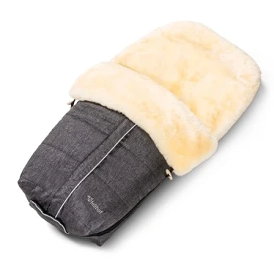Abbildung von Kinderwagen Fellsack Aspen graphit melange