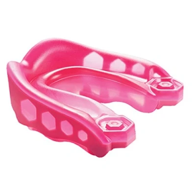 Abbildung von Shock Doctor Gel Max Mundschutz für Schutz beim Sport, bequemes dreilagiges Design in Größen Kinder und Erwachsene