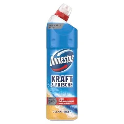 Abbildung von Domestos Kraft &amp; Frische WC Gel Ocean Fresh
