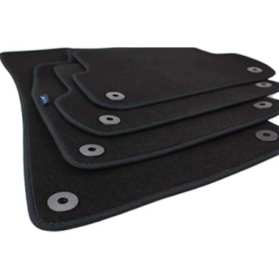 Abbildung von kfz premiumteile24 Fußmatten Kompatibel mit A3 8P / Sportback (8P) Baujahr 05/2003 08/2012 Velours Automatten Premium Qualität Stoffmatten Schwarz 4 teilig