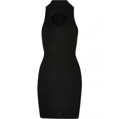 Abbildung von Urban Classics CUT OUT Sleevless Etuikleid, Damen, Größe: Large, Black