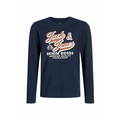Abbildung von Jack &amp; Jones Junior Langarmshirt für Kinder, Größe: 140, Sky captain