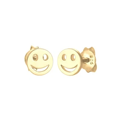 Abbildung von Elli Smile Ohrringe goldcoloured für Kinder, Größe: One Size, Gold coloured
