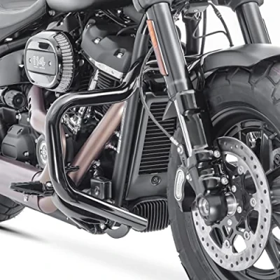 Abbildung von Sturzbügel Mustache für Harley Davidson Softail Fat Bob 114 18 24 schwarz