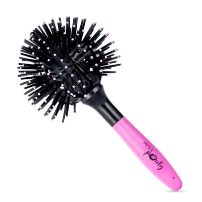 Abbildung von Miss Pouty Amazeball 8 in 1 3D Kugel Bürste Bomb Curl Brush Kugelbürste Haare