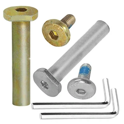 Abbildung von OTFAITP M8 4076 mm männliche weibliche Inbusschraube und Bolzen Sortimentssets Kinder Rollerteile für 234 Rad Kick Scooter, Reparatur Vorderradachsen, Werkzeuge (links 47 x 8)