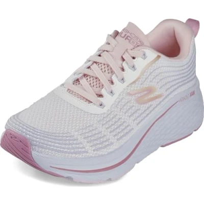 Abbildung von Skechers Performance MAX Cushioning Elite 2.0 Laufschuh Neutral, Damen, Größe: 37, White/blue/light pink Schuhe