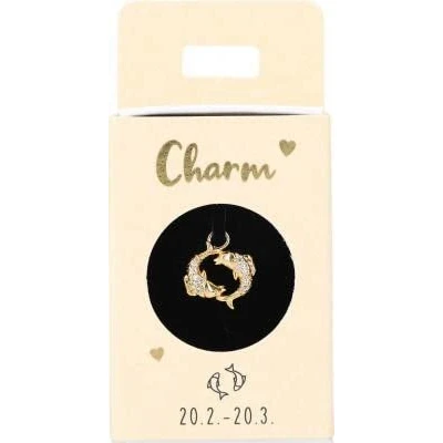 Abbildung von Depesche 11834 023 Charm Fische, vergoldeter Anhänger für Halsketten, Armband und Ohrringe, ideal als kleines Geschenk