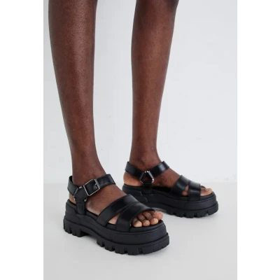 Abbildung von Buffalo Aspha Plateausandalette, Damen, Größe: 40, Black Schuhe