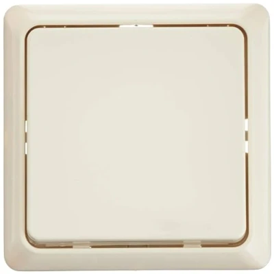 Abbildung von Schneider Electric Elso 506300 Taster 42V/1a Aufputz flach Renvierung, Perlweiss