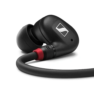 Abbildung von Sennheiser IE 100 PRO WIRELESS BLACK Drahtlose In Ear Hörer Dynamischer 10 mm Breitbandwandler BT Anschluss, USB C Kabel &amp; S/M/L Silcone Adapter Enthalten Schwarz (509171)
