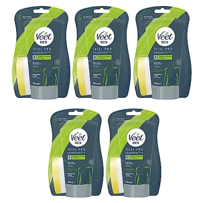 Abbildung von Veet MEN Enthaarungscreme Power Effect, (150 ml), 1 St., Dusch Haarentfernungscreme, für Oberkörper &amp; Beine
