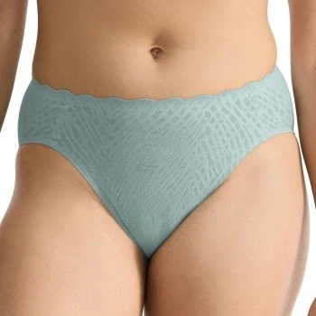 Abbildung von Sloggi FEEL Bliss HIGH LEG Slip, Damen, Größe: Large, Misty turquoise