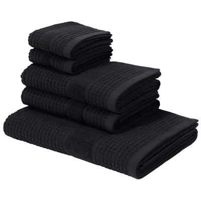 Abbildung von KangaROOS Handtücher &quot;Summer&quot;, (Set, 5 St.), einfarbiges Handtuch Set aus 100% Baumwolle