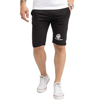 Abbildung von Rock Creek Herren Sweat Shorts Jeansshorts Denim Short Kurze Hose Herrenshorts Sommer Sweatshort Stretch Bermudas H 273 Schwarz 3XL