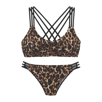 Abbildung von Bruno Banani Bustier Bikini mit kontrastfarbigen Details