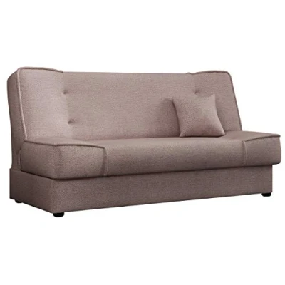 Abbildung von Mirjan24 Schlafsofa Gemini mit Bettkasten, 3 Sitzer Sofa, Couch Schlaffunktion, Bettsofa Polstersofa Farbauswahl Couchgarnitur (Enjoy 19)