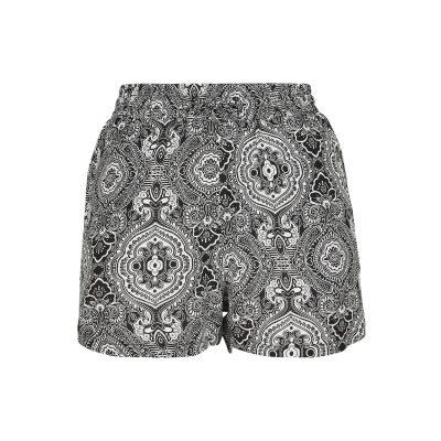 Abbildung von Urban Classics AOP Resort Shorts Shorts, Damen, Größe: 31, Black