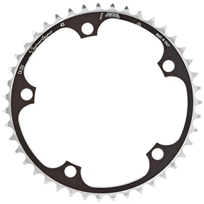 Abbildung von Miche Kettenblatt Supertype BCD 135CA innen 43Z schwarz 9/10fach Campagnolo