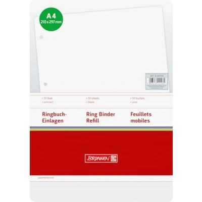Abbildung von Brunnen 1066900 Ringbucheinlagen A4 (blanko, 50 Blatt, 70 g/m²)
