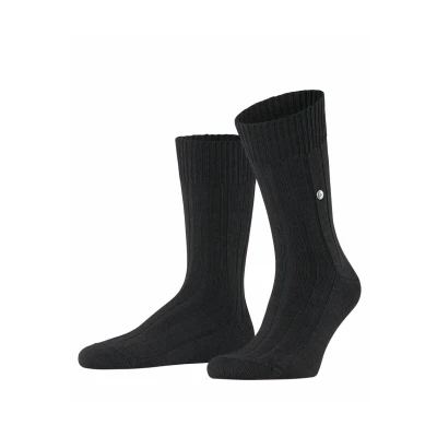 Abbildung von Burlington Dover Socken black, Herren, Größe: 40/46, Black